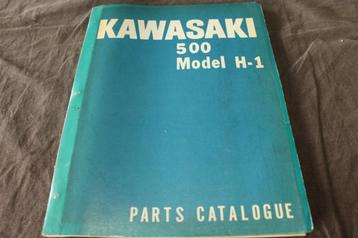 Kawasaki 500 H-1 1969 motorcycle parts catalogue  Mach III ? beschikbaar voor biedingen