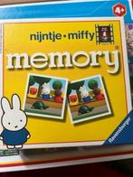 NIjntje Miffy Memory NIEUWSTAAT!!!!, Puzzelen, Ophalen of Verzenden, Zo goed als nieuw