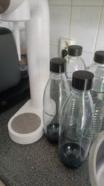 Soda stream apraat met gas fles erin en flessen erbij, Ophalen of Verzenden, Gebruikt