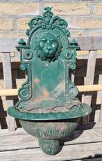 Gietijzeren wandfontein  Muurfontein gietijzer met leeuwekop, Tuin en Terras, Ophalen of Verzenden, Gebruikt, Gietijzer
