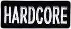 Hardcore stoffen opstrijk patch embleem #1, Motoren, Ophalen of Verzenden, Nieuw
