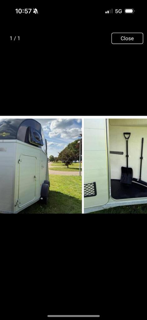 Opzoek 1,5 paards trailer, Dieren en Toebehoren, Paarden en Pony's | Overige Paardenspullen, Zo goed als nieuw, Ophalen