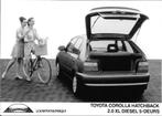 Persfoto Toyota Corolla Hatchback 2.0 XL Diesel 5-deurs,1993, Ophalen of Verzenden, Nieuw, Toyota