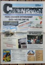 cabine post magazine - Daf Nederland - dec 1987, Ophalen of Verzenden, Zo goed als nieuw, Overige merken