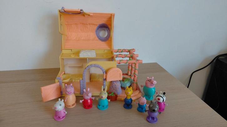 Peppa pig speelgoed set, Verzamelen, Poppetjes en Figuurtjes, Zo goed als nieuw, Ophalen of Verzenden