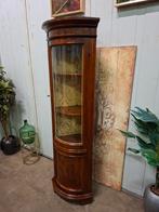 Klassieke hoek vitrine, servieskast, whiskey bar, Huis en Inrichting, Ophalen of Verzenden, Zo goed als nieuw, 25 tot 50 cm