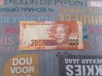 200 Rand Zuid-Afrika gebruik, Postzegels en Munten, Bankbiljetten | Afrika, Ophalen of Verzenden, Zuid-Afrika