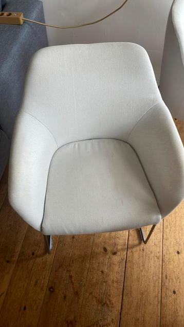 2 tweed style chairs