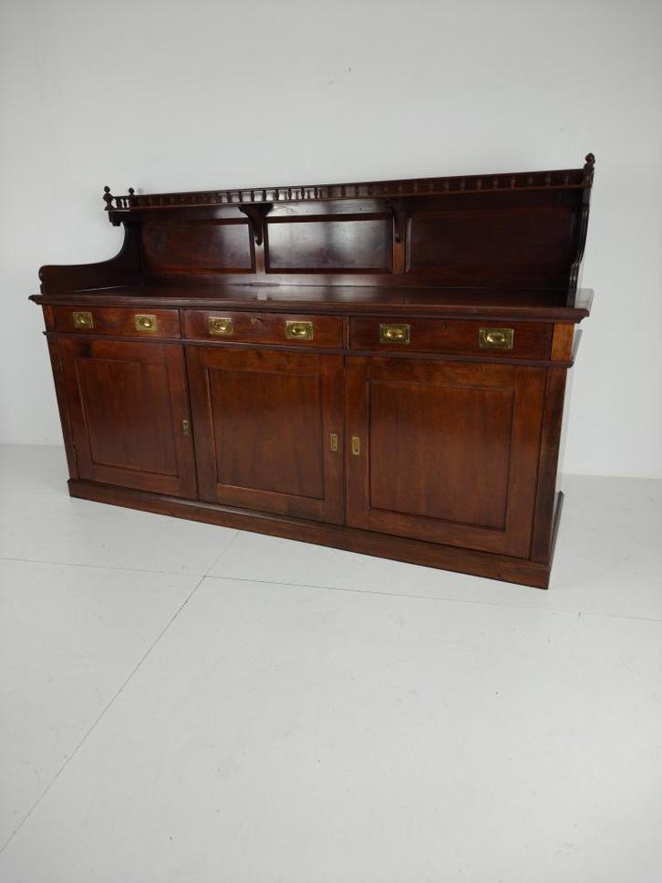Engels Mahonie Dressoir / Buffetkast Begin 20e Eeuw, Antiek en Kunst, Antiek | Meubels | Kasten, Ophalen