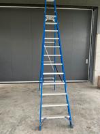 Hoge DAS ladder, Doe-het-zelf en Verbouw, Ladders en Trappen, Ophalen, Zo goed als nieuw, 4 meter of meer