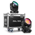 Beamz MHL1912 LED Wash Moving Head met flightcase, Muziek en Instrumenten, Licht en Laser, Ophalen of Verzenden, Kleur, Beamz