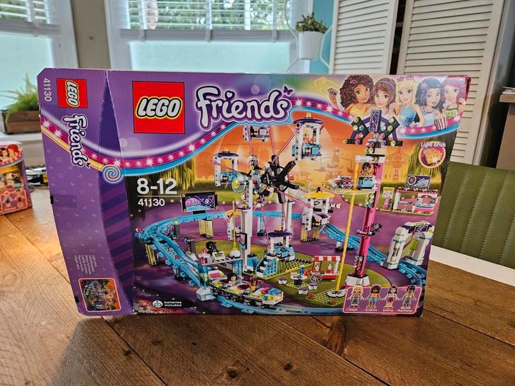 Lego friends 41130 pretpark/achtbaan, Kinderen en Baby's, Speelgoed | Duplo en Lego, Zo goed als nieuw, Ophalen of Verzenden