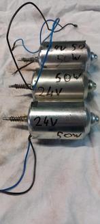 3 electromotortjes 24V - 50 W, Ophalen, Gebruikt, Elektromotor