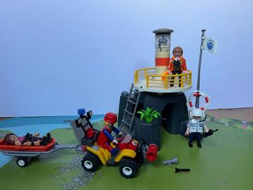 Playmobil reddingsbrigade met vuurtoren beschikbaar voor biedingen