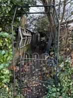 Giet ijzeren poort, Tuin en Terras, Ophalen, Zo goed als nieuw, IJzer, Sierhekwerk
