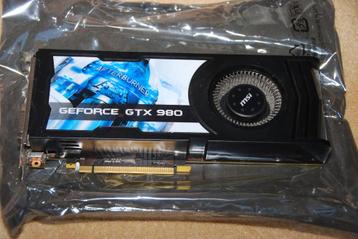 MSI Geforce GTX 980 grafische kaart. beschikbaar voor biedingen