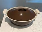 Cousances Terrine 26 cm chocolade bruin, uitstekende staat, Gietijzer, Ophalen of Verzenden, Zo goed als nieuw, Keramische plaat