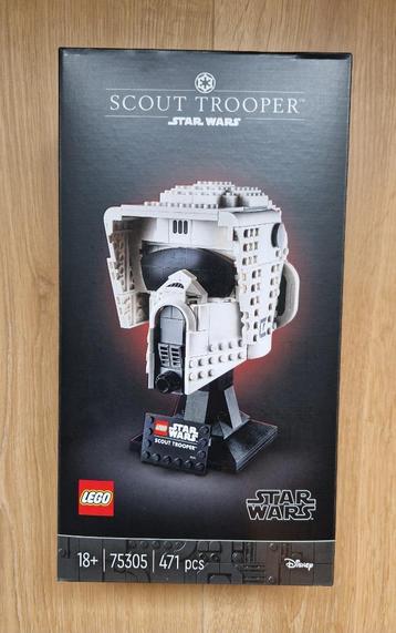Lego Star Wars 75305 Scout Trooper helmet - NIEUW beschikbaar voor biedingen