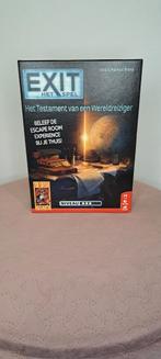 EXIT het spel het testament van een wereldreiziger., Ophalen of Verzenden, Zo goed als nieuw