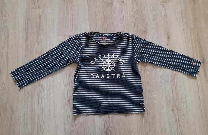 Gaastra longsleeve shirt lange mouw 140 146 marineblauw, Kinderen en Baby's, Kinderkleding | Maat 140, Zo goed als nieuw, Meisje
