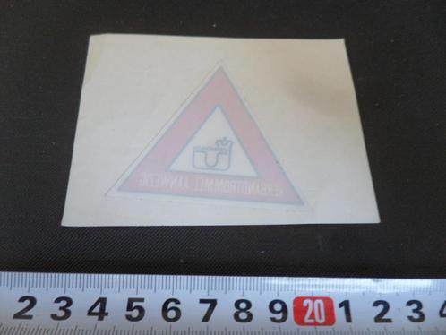 sticker raamsticker Verbandtrommel aanwezig, Verzamelen, Stickers, Zo goed als nieuw, Bedrijf of Vereniging, Ophalen