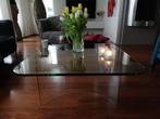 Design glazen salontafel, vierkant, Galotti Design Glass, Ophalen, Gebruikt, Vierkant, 50 tot 100 cm