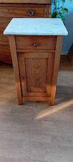 Nacht kastje antiek, Ophalen, Minder dan 45 cm, 70 cm of meer