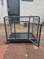 Hondenbench zo goed als nieuw en verrijdbaar., Dieren en Toebehoren, Hondenbenches, Ophalen of Verzenden, Zo goed als nieuw