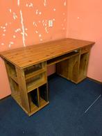 Houten Bureau met Opbergruimte, Huis en Inrichting, Bureaus, Ophalen, Gebruikt, Bureau