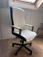 Ikea witte bureau stoel malkolm, Huis en Inrichting, Bureaustoelen, Ophalen, Zo goed als nieuw, Wit