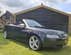 Audi A4 2.4 V6 S-line Cabrio 2002 Zwart, erg netjes!, Auto's, Audi, Voorwielaandrijving, Zwart, Sportstoelen, Cabriolet