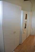 Kledingkasten wit, Huis en Inrichting, Kasten | Kledingkasten, Ophalen, Gebruikt, 50 tot 100 cm, Tachtiger jaren