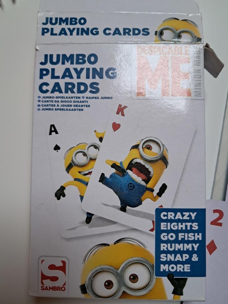 Jumbo Speelkaarten Minions - Compleet!, Vijf spelers of meer, Ophalen of Verzenden, Zo goed als nieuw, Jumbo