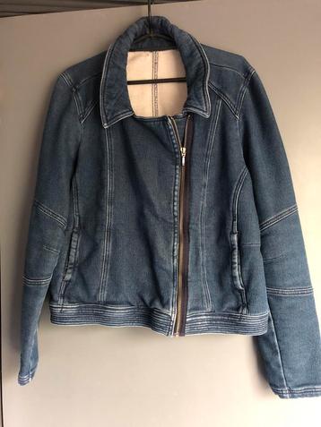 Stretch denim spijkerjack Blauw mt: L 42/44 beschikbaar voor biedingen