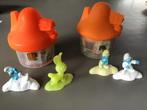 Smurfenhuisjes oranje licht en donker, Mc Donalds 2017., Verzamelen, Smurfen, Ophalen of Verzenden, Zo goed als nieuw, Overige Smurfen
