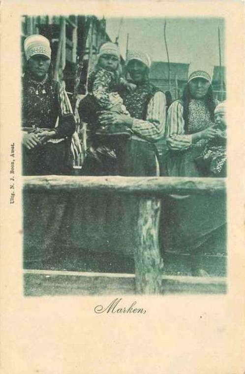(301-054-033) Marken, Verzamelen, Ansichtkaarten | Nederland, Noord-Holland, Verzenden