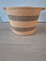 Plantenmand met plastic binnenkant, Kunststof, Mand, Rond, Ophalen of Verzenden