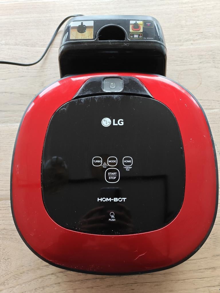 LG Hom-Bot Robotstofzuiger - Goed Onderhouden, Witgoed en Apparatuur, Stofzuigers, Gebruikt, Ophalen of Verzenden, Robotstofzuiger