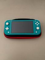 Nintendo switch lite + 128GB kaart, Ophalen, Turquoise, Zo goed als nieuw, Met beschermhoes of tas