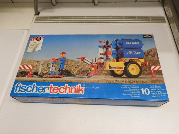 fischertechnik 30458 doos compressor set redelijk staat 1, Kinderen en Baby's, Speelgoed | Bouwstenen, Gebruikt, Ophalen of Verzenden