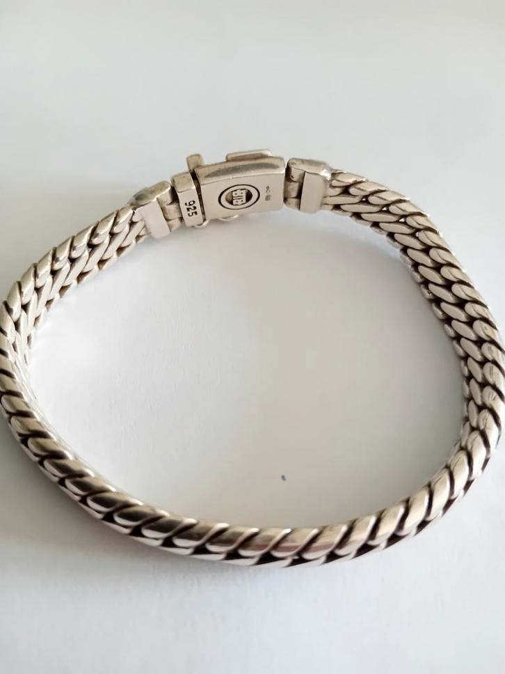 Buddah to Buddah Set: Armband, Ring & Oorbellen, Sieraden, Tassen en Uiterlijk, Armbanden, Zo goed als nieuw, Zilver, Zilver, Ophalen of Verzenden