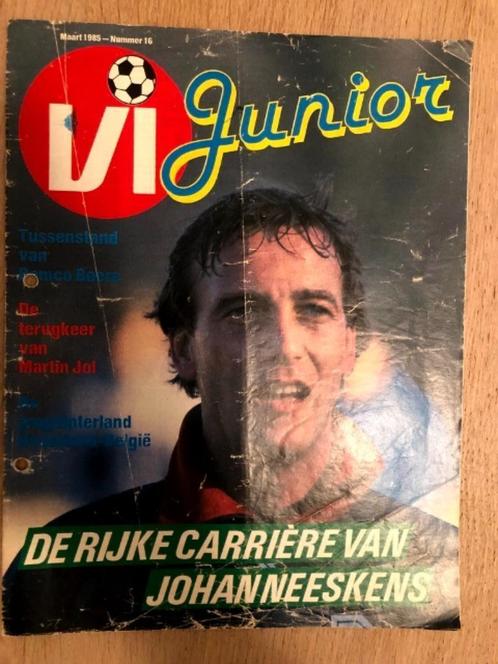 VI Junior Maart 1985 nummer 16, Verzamelen, Sportartikelen en Voetbal, Gebruikt, Boek of Tijdschrift, Ophalen