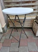 Statafel kunststof blad 80 cm doorsnee 110 cm hoog., Tuin en Terras, Tuintafels, Ophalen, Nieuw, Rond, Kunststof