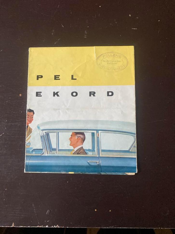 Opel Rekord Reclamefolder - Vintage!, Boeken, Auto's | Boeken, Gelezen, Opel, Ophalen of Verzenden