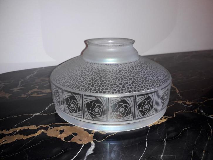 BIJZONDERE WIENER WERKSTATTE ART NOUVEAU LAMPENKAP I.Z.G.ST, Antiek en Kunst, Antiek | Lampen, Ophalen of Verzenden