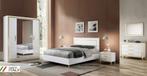 Slaapkamer set Gold Hoogglans-LED Gratis-Aanbieding, Ophalen, Nieuw, Tweepersoons