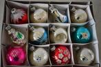 12 oude/vintage kerstballen, Diversen, Kerst, Ophalen of Verzenden, Gebruikt