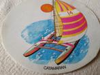 1 Sticker Catamaran van "La vache qui rit", Ophalen of Verzenden, Zo goed als nieuw