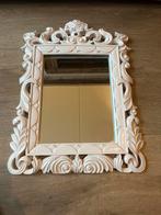 Lichtroze Spiegel met Ornamenten, Huis en Inrichting, Woonaccessoires | Spiegels, Minder dan 50 cm, Ophalen of Verzenden, Zo goed als nieuw