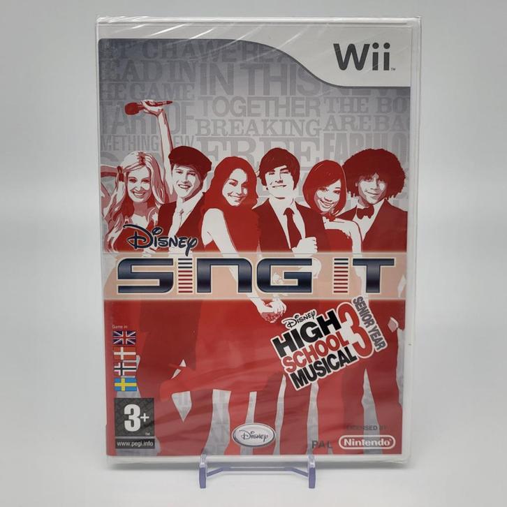 Disney Sing It High School Musical 3 Nintendo Wii - Sealed, Spelcomputers en Games, Games | Nintendo Wii, Nieuw, Muziek, 3 spelers of meer
